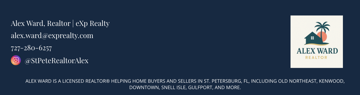 Alex Ward St Petersburg, Florida Realtor. Alex Ward St Petersburg, Florida Realtor.